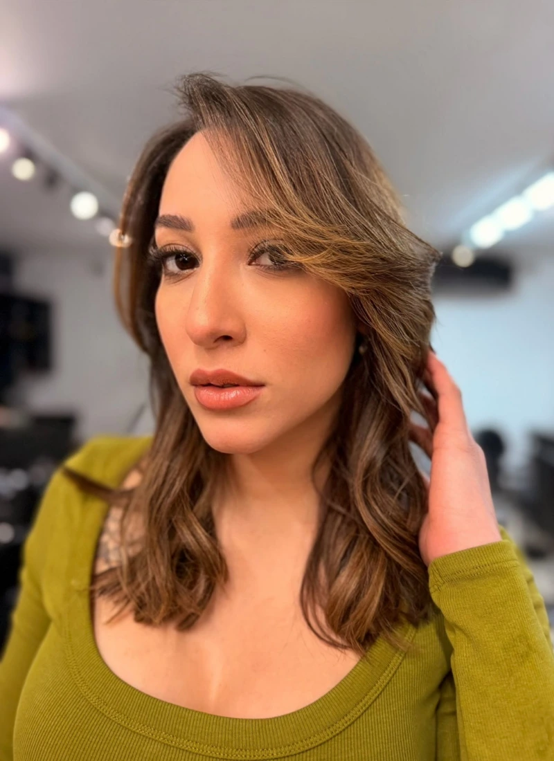 haircut with treatment - medium hair