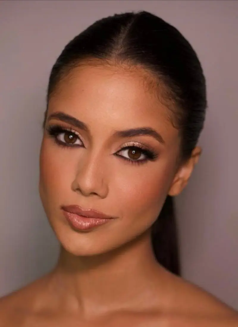 haircut with makeup for an event